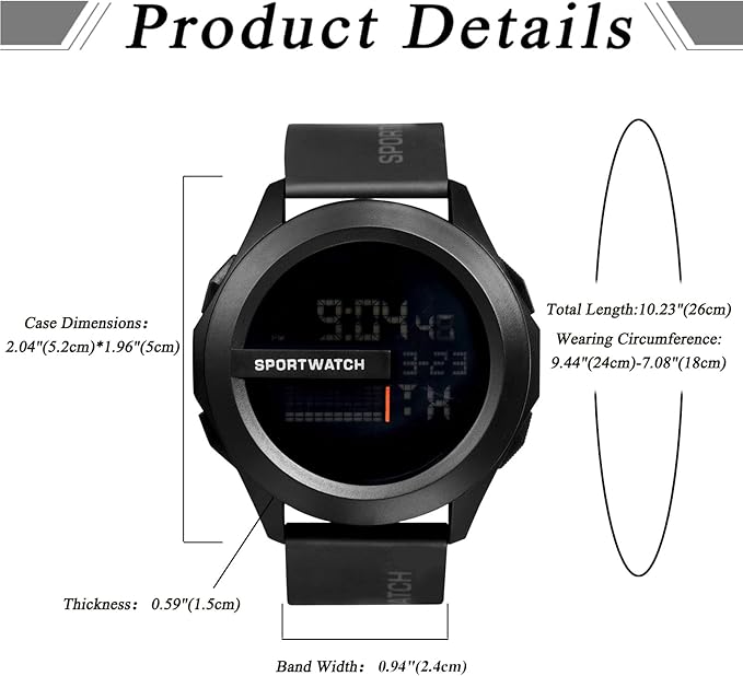 Miniatura 6 de RELOJ DEPORTIVO IMABATIBLE ALTA CALIDAD⌚